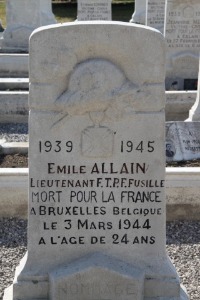 Calais Southern Cemetery - Allain, Emile