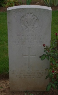 La Delivrande War Cemetery&#44; Douvres - Bradley, Arthur Desmond