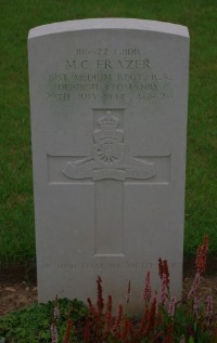 La Delivrande War Cemetery&#44; Douvres - Frazer, Moses Charles
