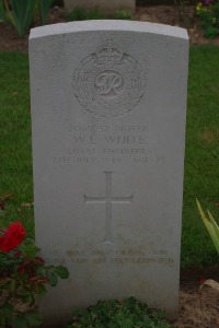 La Delivrande War Cemetery&#44; Douvres - White, Wilfred Edwin