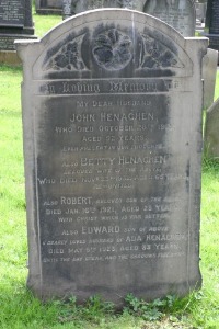 Timperley (Christ Church) Churchyard - Henaghen, Robert