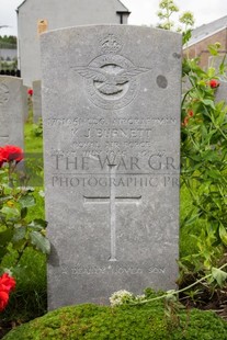 IRVINESTOWN CHURCH OF IRELAND CHURCHYARD - BURNETT, KENNETH JOHN