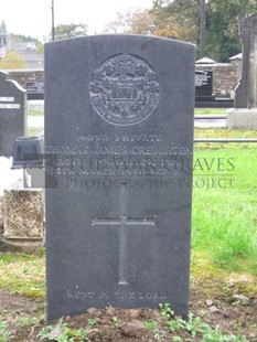 IRVINESTOWN CHURCH OF IRELAND CHURCHYARD - CREIGHTON, THOMAS JAMES