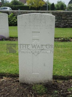 BROWN'S ROAD MILITARY CEMETERY, FESTUBERT - ADAMS, CHARLES WILLIAM