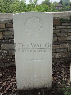 BROWN'S ROAD MILITARY CEMETERY, FESTUBERT - CHOAKE, THOMAS LANGSTONE