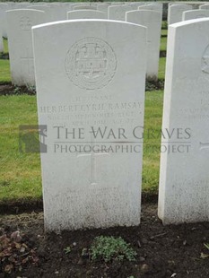 BROWN'S ROAD MILITARY CEMETERY, FESTUBERT - RAMSAY, HERBERT CYRIL