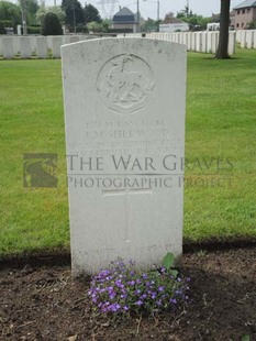 BROWN'S ROAD MILITARY CEMETERY, FESTUBERT - SHERWOOD, JOHN MARTIN