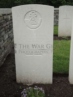 BROWN'S ROAD MILITARY CEMETERY, FESTUBERT - SHUKER, ERIC CHARLES EDMUND