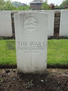 BROWN'S ROAD MILITARY CEMETERY, FESTUBERT - SLOCOMBE, FRANK JAMES