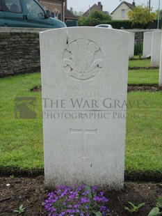 BROWN'S ROAD MILITARY CEMETERY, FESTUBERT - WALLER, CHARLES
