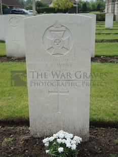 BROWN'S ROAD MILITARY CEMETERY, FESTUBERT - WEBB, JOHN TIMMS
