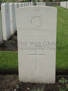 BROWN'S ROAD MILITARY CEMETERY, FESTUBERT - WEBSTER, C