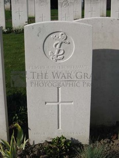 RUE-PETILLON MILITARY CEMETERY, FLEURBAIX - ALLISON, JOSEPH LEYLAND