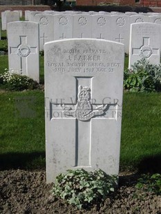 RUE-PETILLON MILITARY CEMETERY, FLEURBAIX - BARKER, JOSEPH