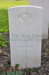 RUE-PETILLON MILITARY CEMETERY, FLEURBAIX - BRISTOW, E J