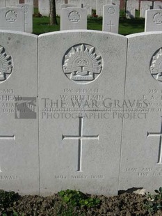 RUE-PETILLON MILITARY CEMETERY, FLEURBAIX - BRITTAIN, WILLIAM