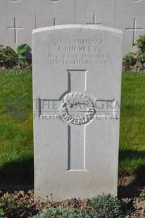 RUE-PETILLON MILITARY CEMETERY, FLEURBAIX - BUCKLEY, JOHN