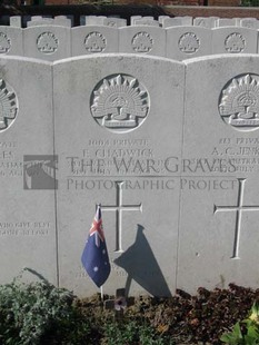 RUE-PETILLON MILITARY CEMETERY, FLEURBAIX - CHADWICK, FRED