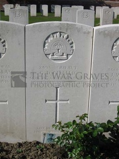 RUE-PETILLON MILITARY CEMETERY, FLEURBAIX - CHALLIS, GEORGE DAVID