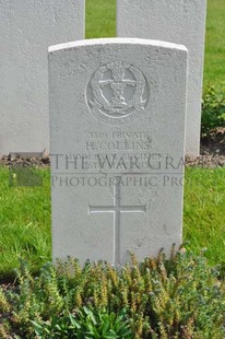 RUE-PETILLON MILITARY CEMETERY, FLEURBAIX - COLLINS, H
