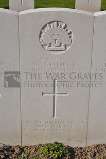 RUE-PETILLON MILITARY CEMETERY, FLEURBAIX - COULTER, WALTER HENRY