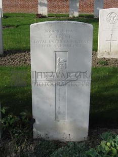RUE-PETILLON MILITARY CEMETERY, FLEURBAIX - CROOK, G