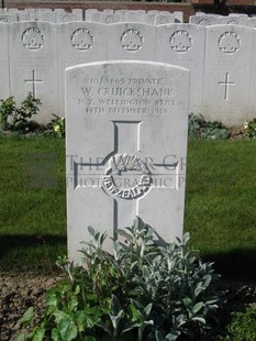 RUE-PETILLON MILITARY CEMETERY, FLEURBAIX - CRUICKSHANK, WILLIAM