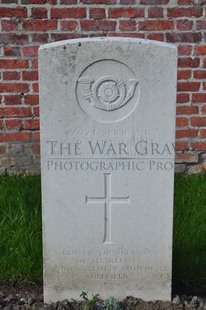 RUE-PETILLON MILITARY CEMETERY, FLEURBAIX - CUSWORTH, ARTHUR PICKERING