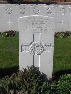 RUE-PETILLON MILITARY CEMETERY, FLEURBAIX - DYETT, ARTHUR FREDERICK