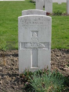 RUE-PETILLON MILITARY CEMETERY, FLEURBAIX - EAGAR, FRANCIS RUSSELL