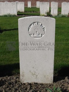 RUE-PETILLON MILITARY CEMETERY, FLEURBAIX - EBERT, WILLIAM HENRY