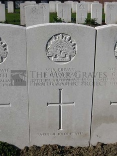 RUE-PETILLON MILITARY CEMETERY, FLEURBAIX - FARRAR, REGINALD CHARLES