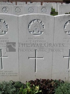 RUE-PETILLON MILITARY CEMETERY, FLEURBAIX - GERMON, GEORGE THOMAS
