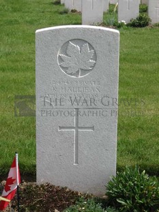RUE-PETILLON MILITARY CEMETERY, FLEURBAIX - HALLIFAX, R