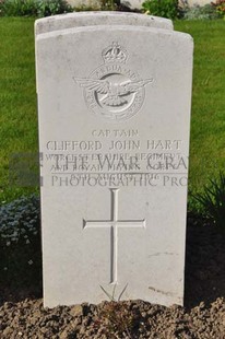 RUE-PETILLON MILITARY CEMETERY, FLEURBAIX - HART, CLIFFORD JOHN