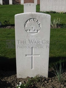 RUE-PETILLON MILITARY CEMETERY, FLEURBAIX - HEAN, K D