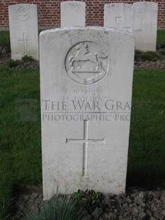 RUE-PETILLON MILITARY CEMETERY, FLEURBAIX - HOLDING, H
