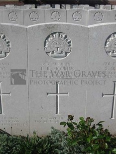 RUE-PETILLON MILITARY CEMETERY, FLEURBAIX - HOPKINS, LESLIE RALPH