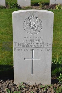 RUE-PETILLON MILITARY CEMETERY, FLEURBAIX - JENKINS, F S