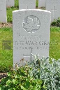 RUE-PETILLON MILITARY CEMETERY, FLEURBAIX - KEALEY, CHAUNCEY ISIDORE
