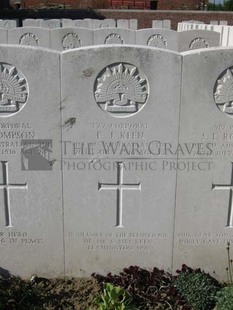 RUE-PETILLON MILITARY CEMETERY, FLEURBAIX - KEEN, ENOCH JAMES