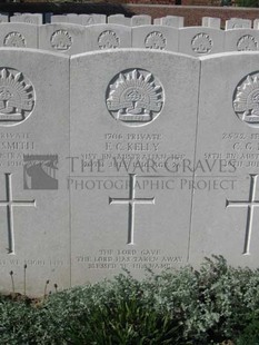 RUE-PETILLON MILITARY CEMETERY, FLEURBAIX - KELLY, FREDERICK CHARLES