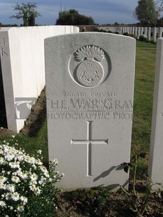 RUE-PETILLON MILITARY CEMETERY, FLEURBAIX - LENNOX, J