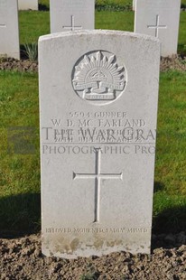 RUE-PETILLON MILITARY CEMETERY, FLEURBAIX - McFARLAND, WILLIAM DALZELLE