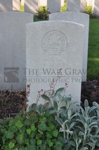 RUE-PETILLON MILITARY CEMETERY, FLEURBAIX - MILLER, G
