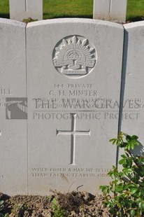 RUE-PETILLON MILITARY CEMETERY, FLEURBAIX - MINTER, CHARLES HERBERT