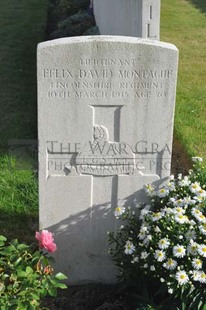 RUE-PETILLON MILITARY CEMETERY, FLEURBAIX - MONTAGUE, FELIX DAVID