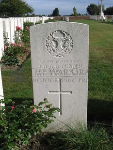 RUE-PETILLON MILITARY CEMETERY, FLEURBAIX - PENDER, JAMES HAMISH GRANGER GEILS
