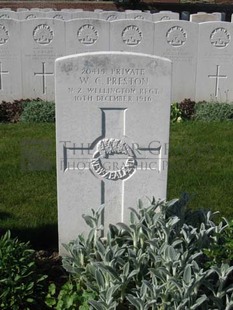 RUE-PETILLON MILITARY CEMETERY, FLEURBAIX - PRESTON, WILLIAM CHRISTOPHER