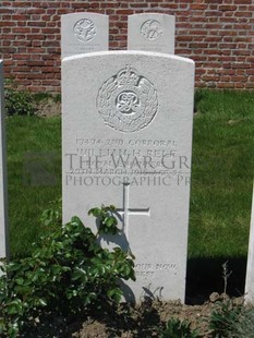 RUE-PETILLON MILITARY CEMETERY, FLEURBAIX - RELF, WILLIAM